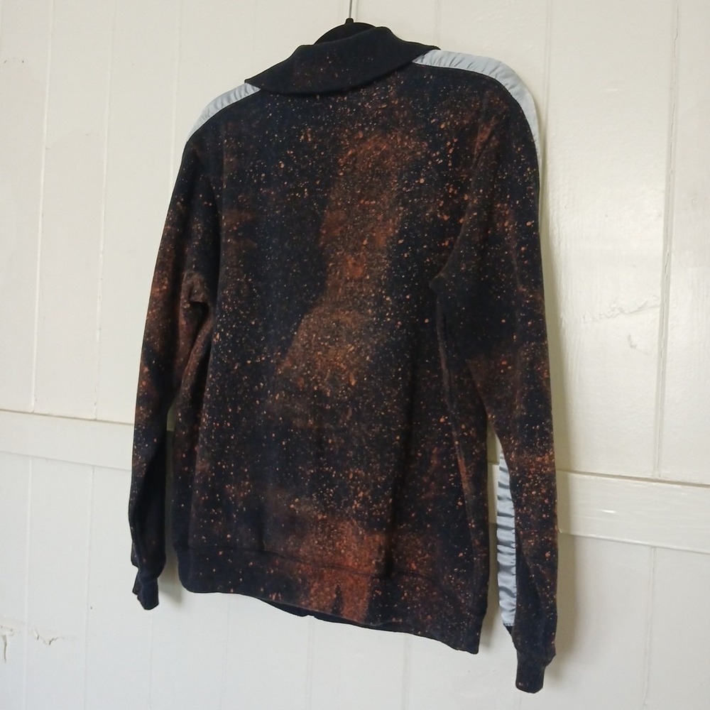 Harley-Davidson Jacket Satin Inset Soft Shell Women's XL Black Bleach Dye Marin - Picture 11 of 12